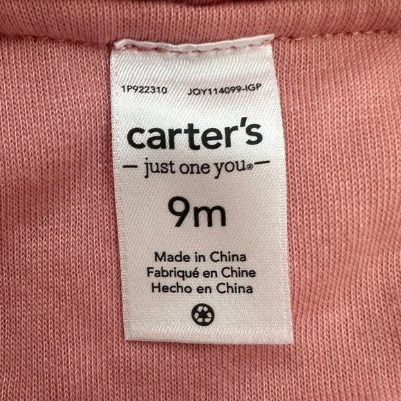 Carter’s Baby Snowsuit Fox Pink Size 9 months - Picture 9 of 10